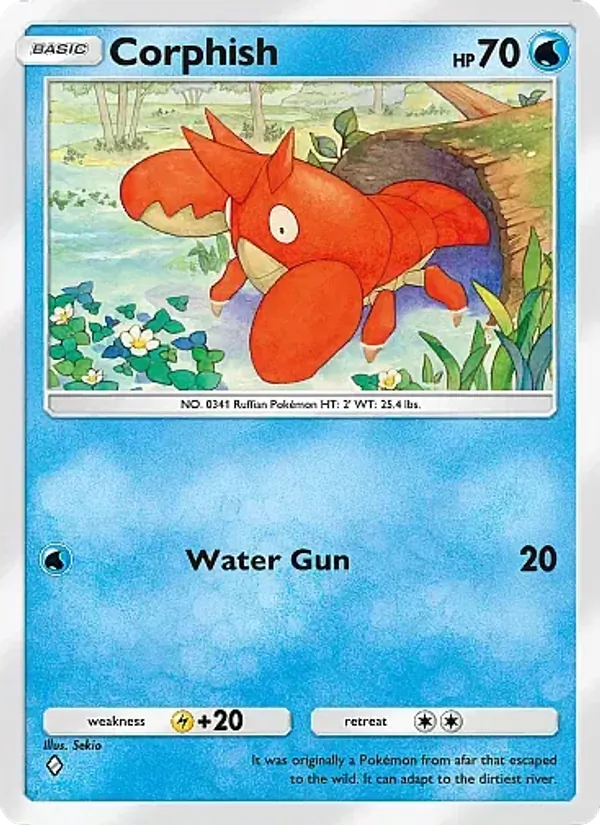 Corphish — Mega Rising #058 (Pokémon TCG card)