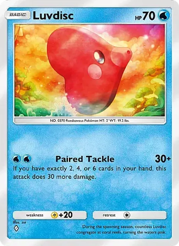 Luvdisc — Mega Rising #060 (Pokémon TCG card)