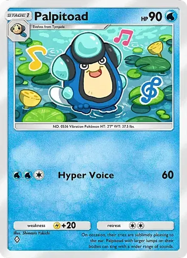 Palpitoad — Mega Rising #064 (Pokémon TCG card)