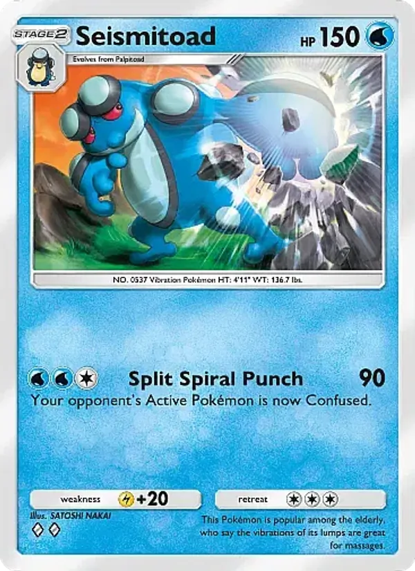 Seismitoad — Mega Rising #065 (Pokémon TCG card)