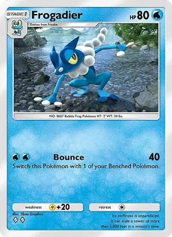 Frogadier — Mega Rising #072 (Pokémon TCG card)