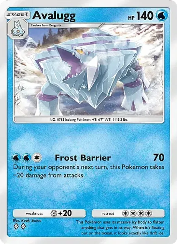 Avalugg — Mega Rising #075 (Pokémon TCG card)