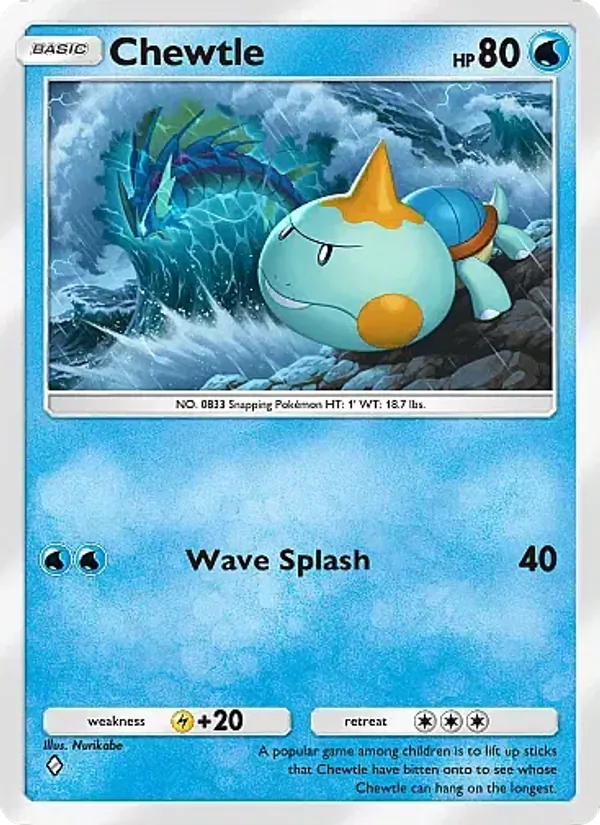 Chewtle — Mega Rising #076 (Pokémon TCG card)