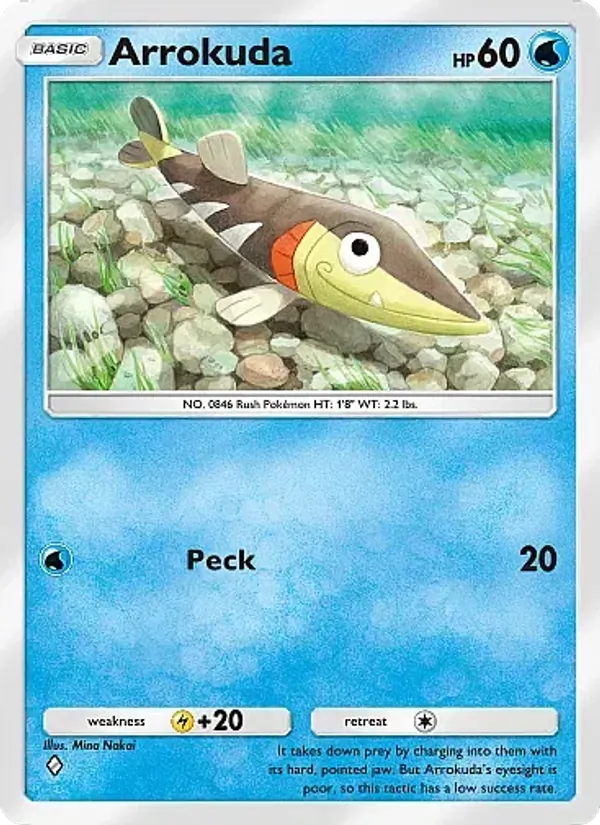 Arrokuda — Mega Rising #078 (Pokémon TCG card)