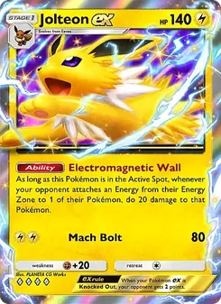 Jolteon ex (Mega Rising #081)