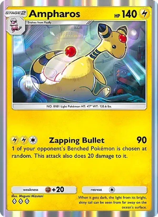 Ampharos — Mega Rising #084 (Pokémon TCG card)