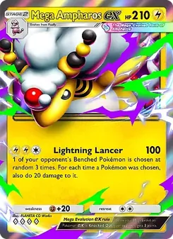 Mega Ampharos ex (Mega Rising #085)