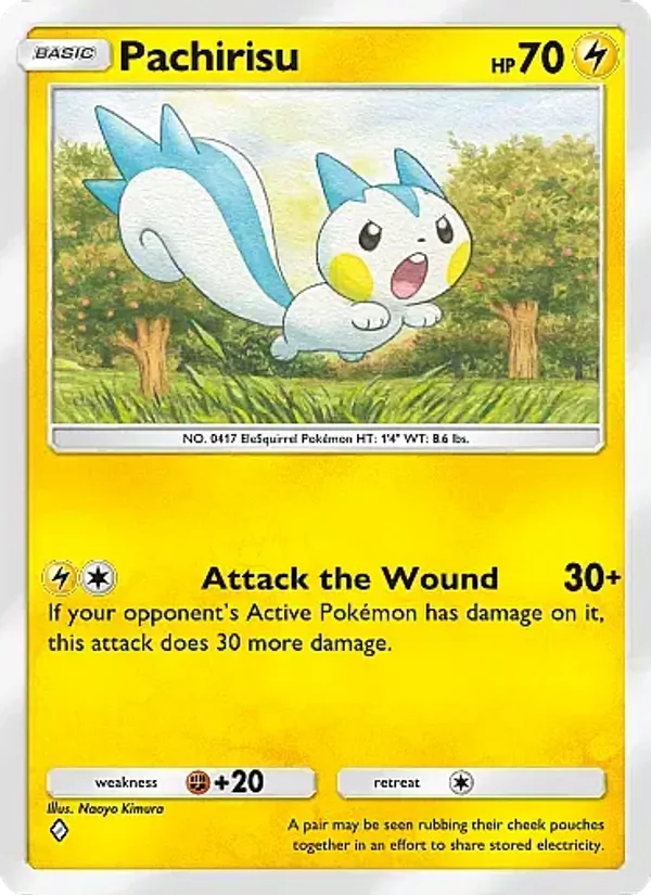 Pachirisu — Mega Rising #089 (Pokémon TCG card)