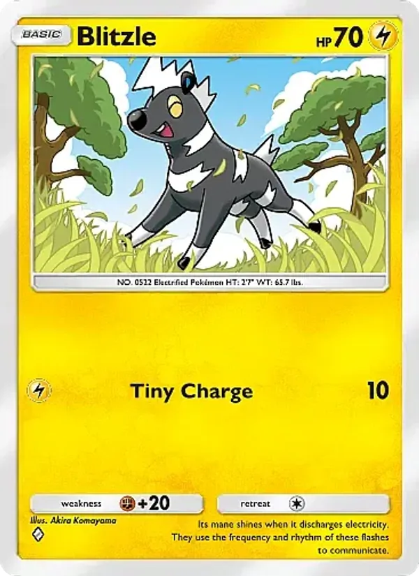 Blitzle — Mega Rising #090 (Pokémon TCG card)