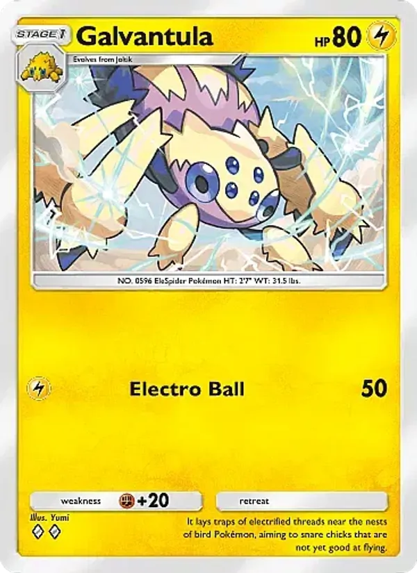 Galvantula — Mega Rising #093 (Pokémon TCG card)