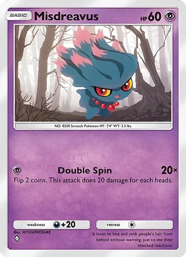 Misdreavus — Mega Rising #099 (Pokémon TCG card)