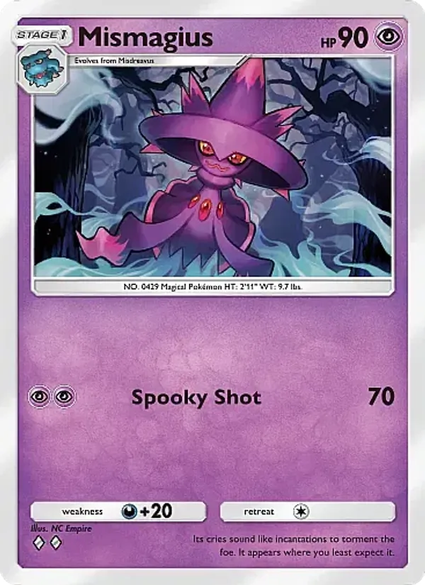 Mismagius — Mega Rising #100 (Pokémon TCG card)