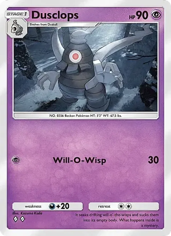 Dusclops — Mega Rising #104 (Pokémon TCG card)