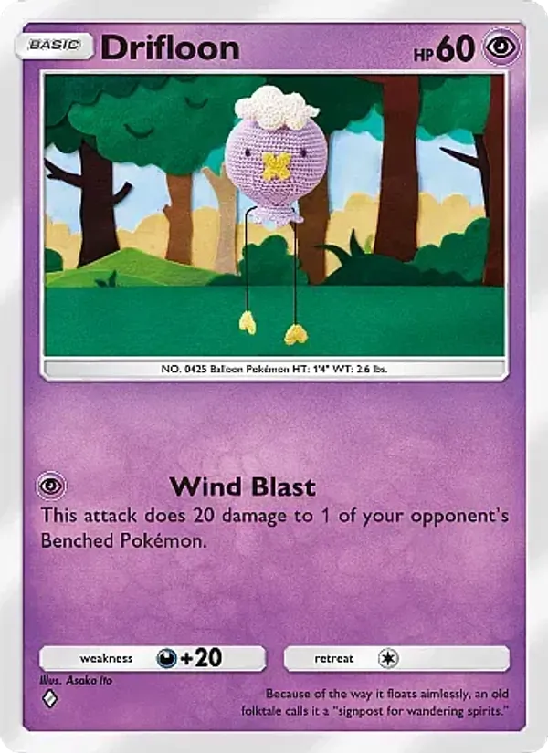 Drifloon — Mega Rising #107 (Pokémon TCG card)