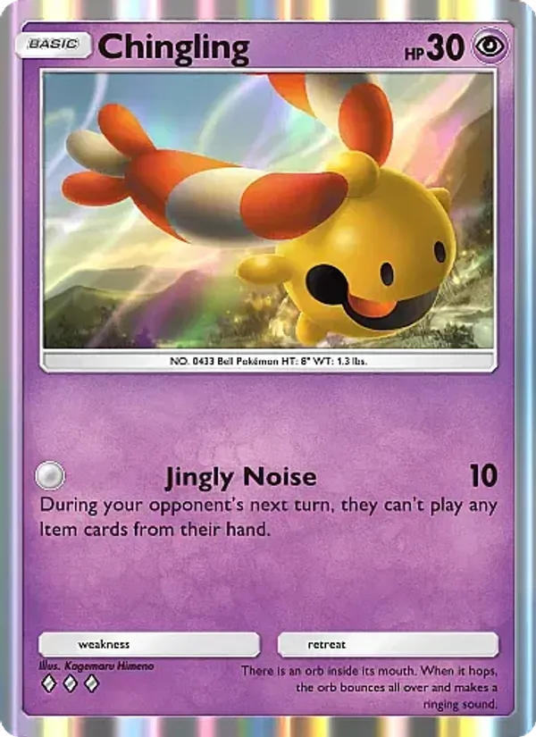 Chingling — Mega Rising #109 (Pokémon TCG card)