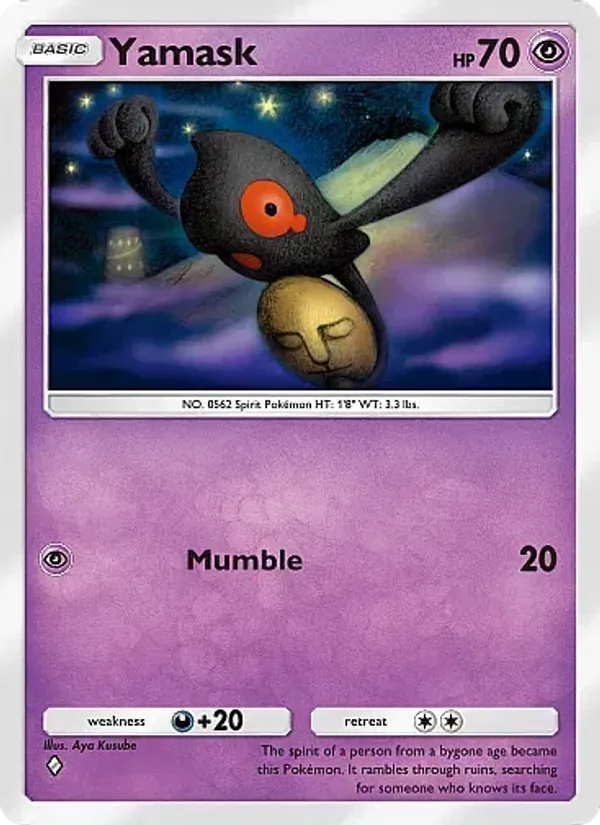 Yamask — Mega Rising #110 (Pokémon TCG card)