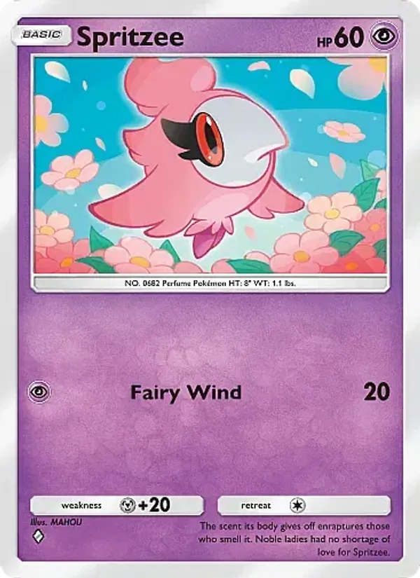 Spritzee — Mega Rising #115 (Pokémon TCG card)