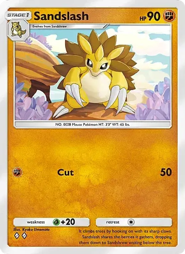 Sandslash — Mega Rising #123 (Pokémon TCG card)