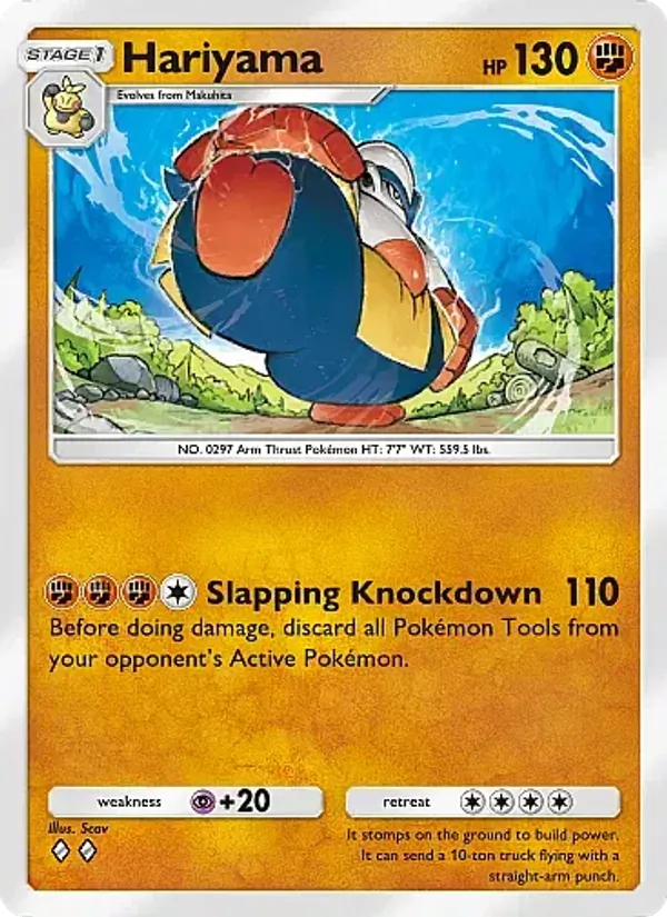 Hariyama — Mega Rising #127 (Pokémon TCG card)