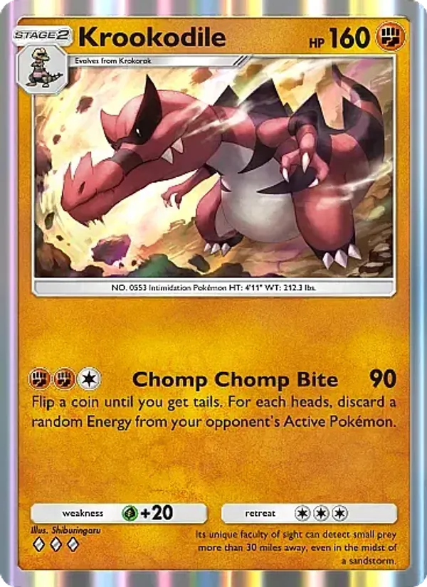Krookodile — Mega Rising #132 (Pokémon TCG card)