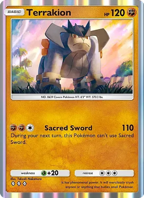 Terrakion — Mega Rising #137 (Pokémon TCG card)