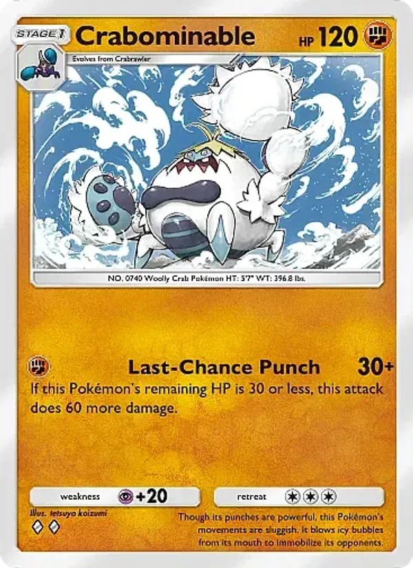 Crabominable — Mega Rising #140 (Pokémon TCG card)