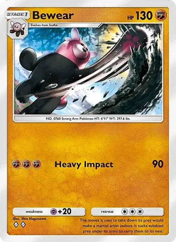 Bewear — Mega Rising #142 (Pokémon TCG card)
