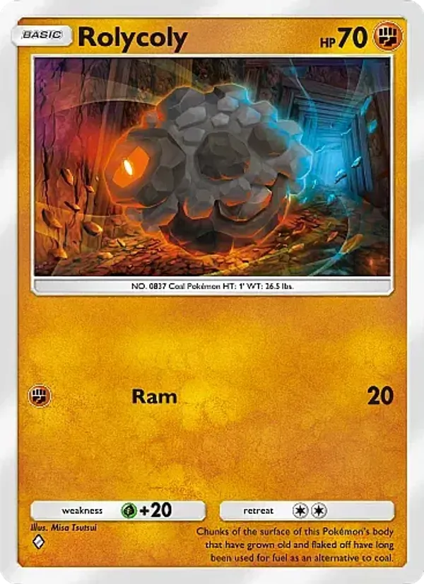 Rolycoly — Mega Rising #145 (Pokémon TCG card)