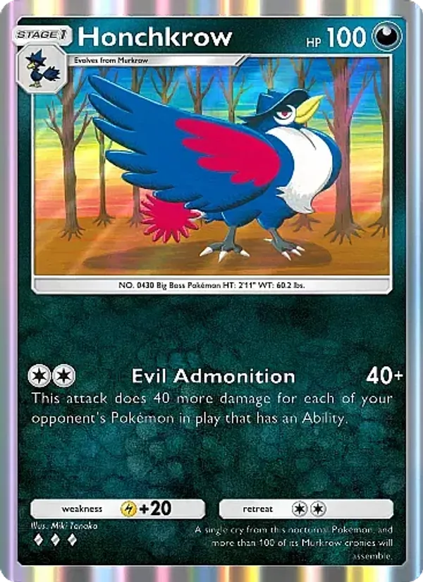 Honchkrow — Mega Rising #149 (Pokémon TCG card)