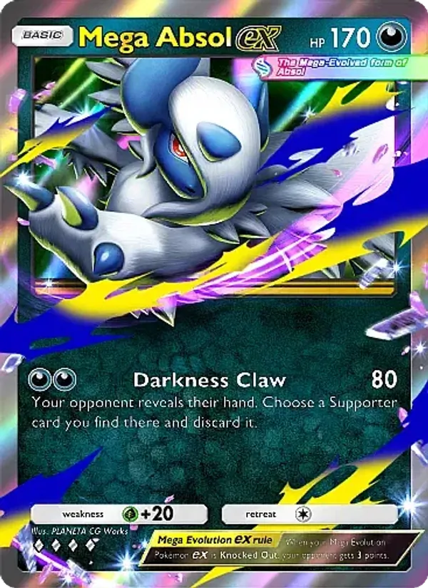 Mega Absol ex — Mega Rising #151 (Pokémon TCG card)