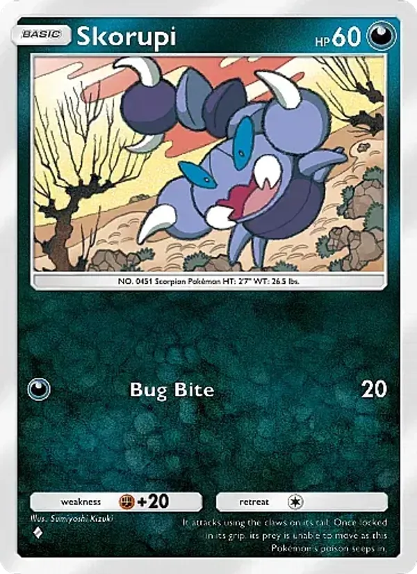 Skorupi — Mega Rising #152 (Pokémon TCG card)