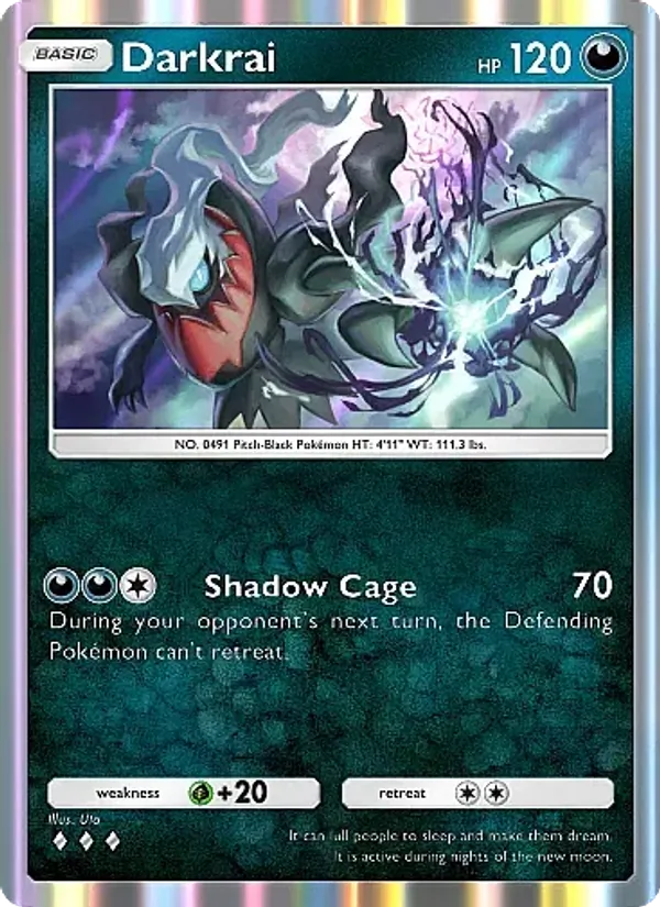 Darkrai — Mega Rising #154 (Pokémon TCG card)