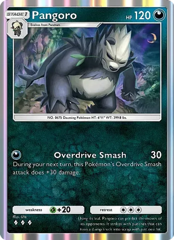 Pangoro — Mega Rising #158 (Pokémon TCG card)