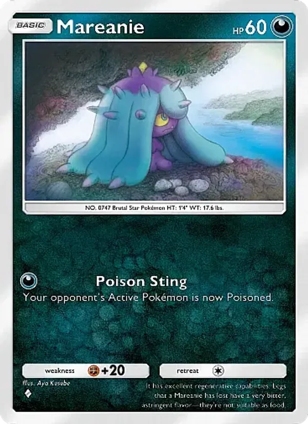 Mareanie — Mega Rising #161 (Pokémon TCG card)