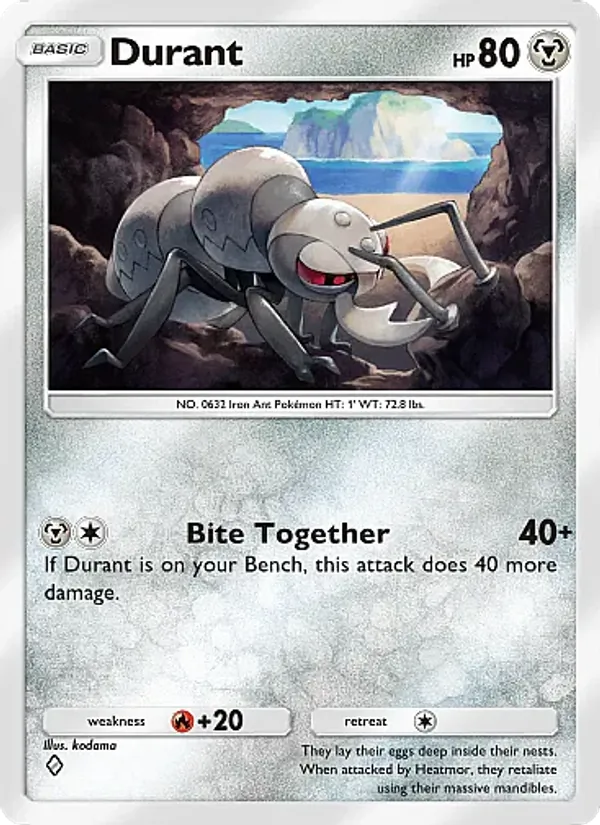 Durant — Mega Rising #168 (Pokémon TCG card)