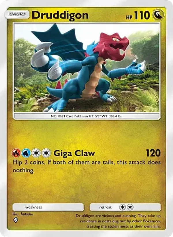 Druddigon — Mega Rising #176 (Pokémon TCG card)