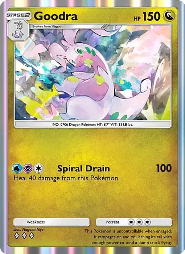 Goodra — Mega Rising #179 (Pokémon TCG card)