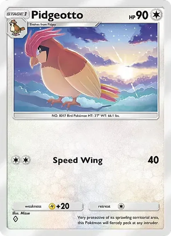 Pidgeotto — Mega Rising #181 (Pokémon TCG card)