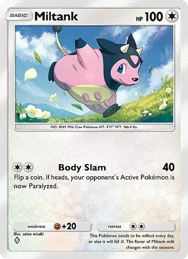 Miltank — Mega Rising #187 (Pokémon TCG card)