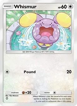 Whismur (Mega Rising #190)