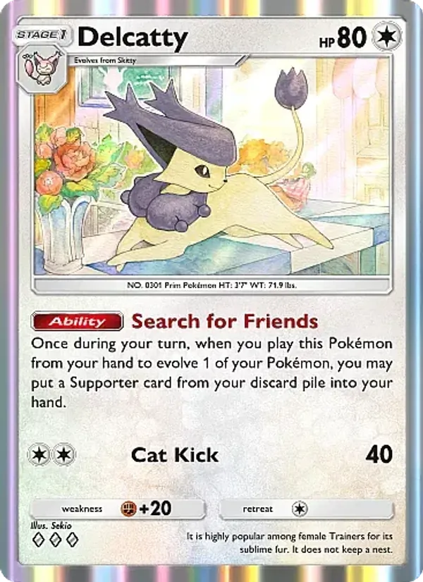 Delcatty — Mega Rising #194 (Pokémon TCG card)