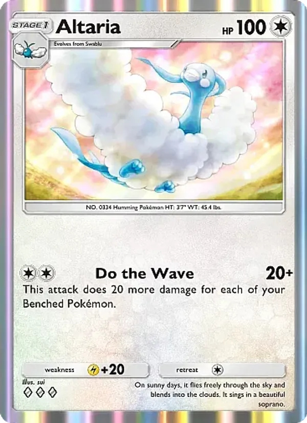 Altaria — Mega Rising #197 (Pokémon TCG card)