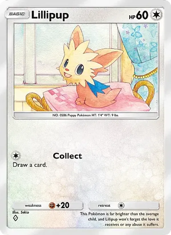 Lillipup — Mega Rising #201 (Pokémon TCG card)
