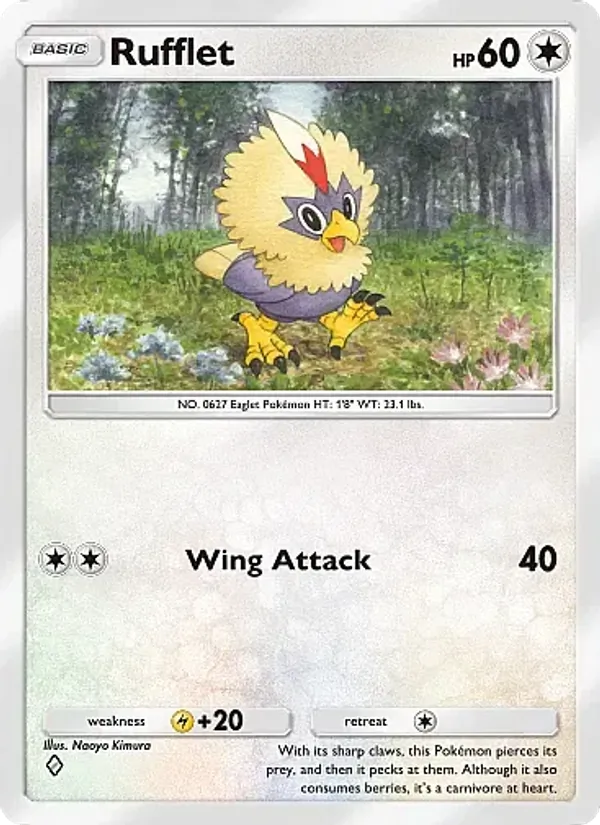 Rufflet — Mega Rising #204 (Pokémon TCG card)