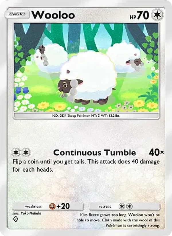 Wooloo — Mega Rising #211 (Pokémon TCG card)