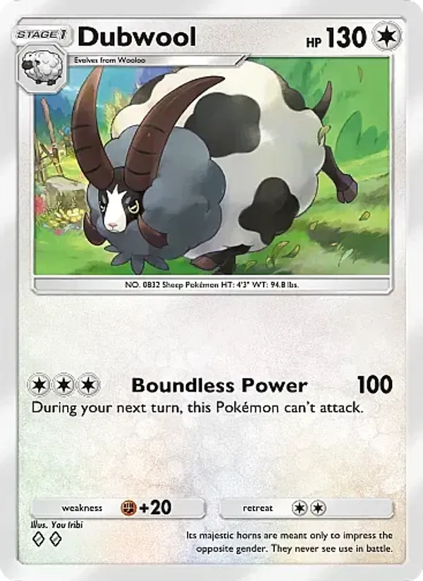 Dubwool — Mega Rising #212 (Pokémon TCG card)