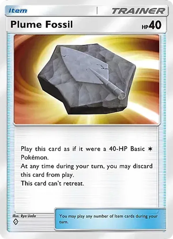 Plume Fossil — Mega Rising #214 (Pokémon TCG card)
