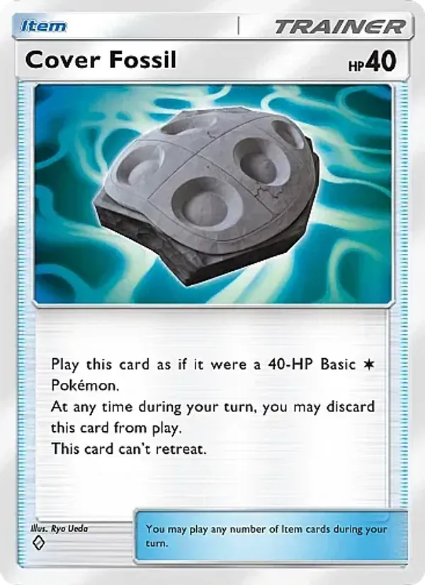 Cover Fossil — Mega Rising #216 (Pokémon TCG card)