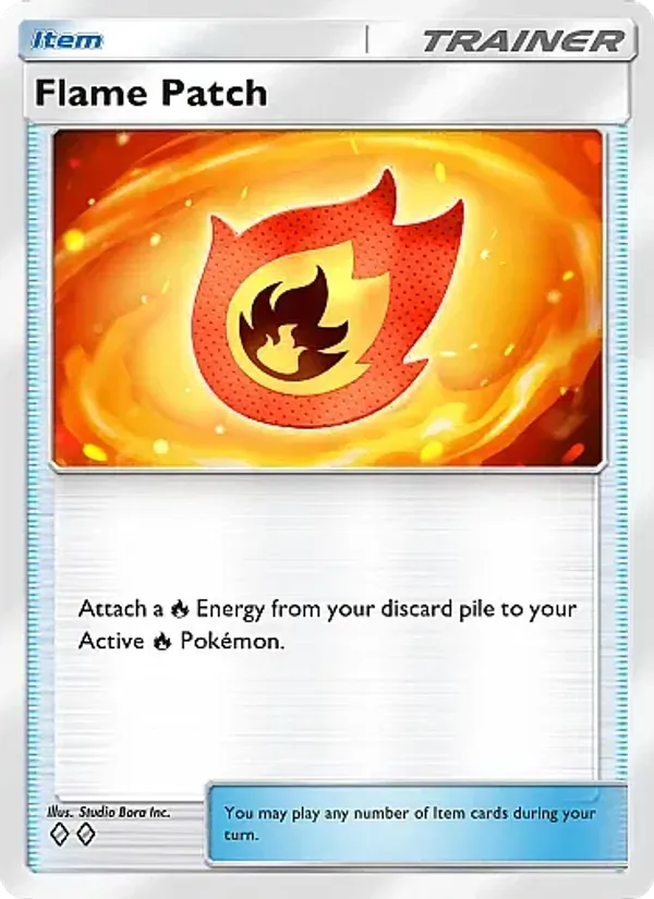 Flame Patch — Mega Rising #217 (Pokémon TCG card)