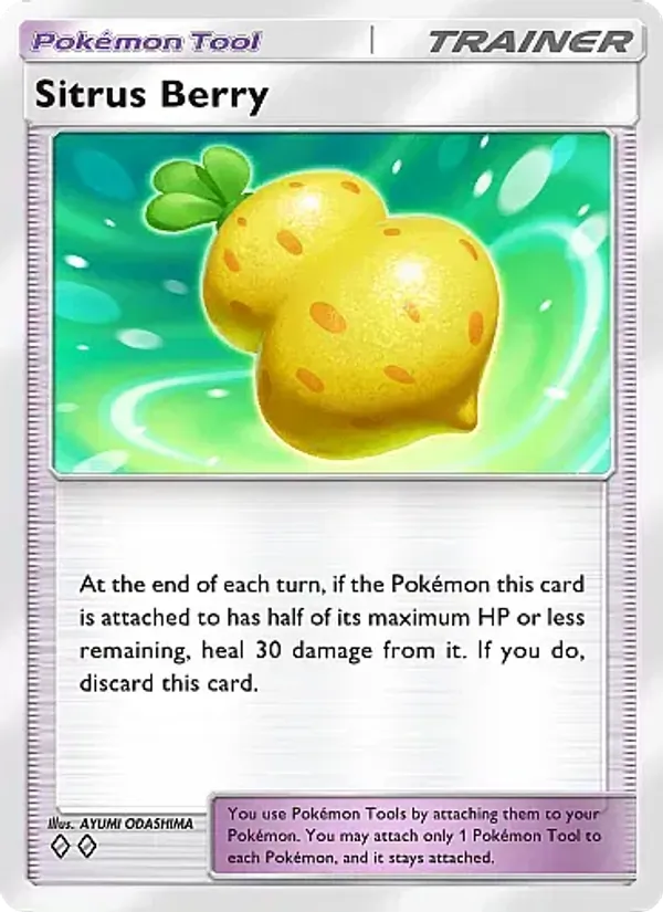 Sitrus Berry — Mega Rising #218 (Pokémon TCG card)